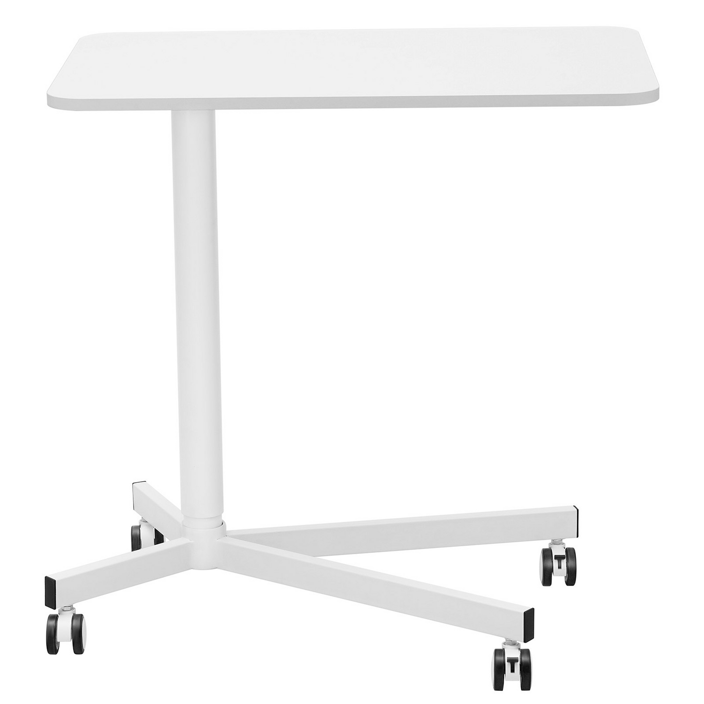 VEVOR Mobile Standing Desk | Height Adjustable Sit-Stand Laptop Cart