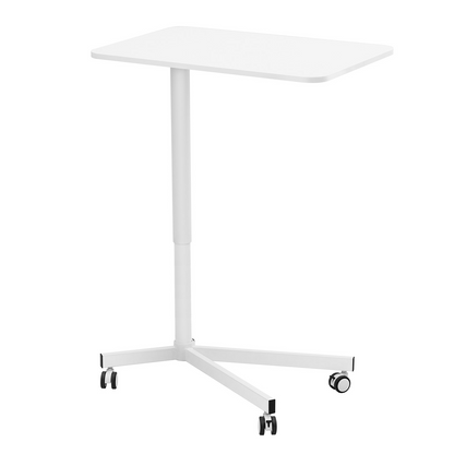 VEVOR Mobile Standing Desk | Height Adjustable Sit-Stand Laptop Cart