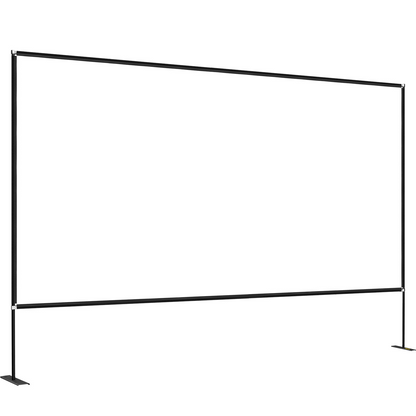 VEVOR 150-Inch Portable Projector Screen with Stand, Easy Assembly, Foldable