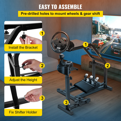 VEVOR Racing Simulator Cockpit Stand Experience Ultimate Driving