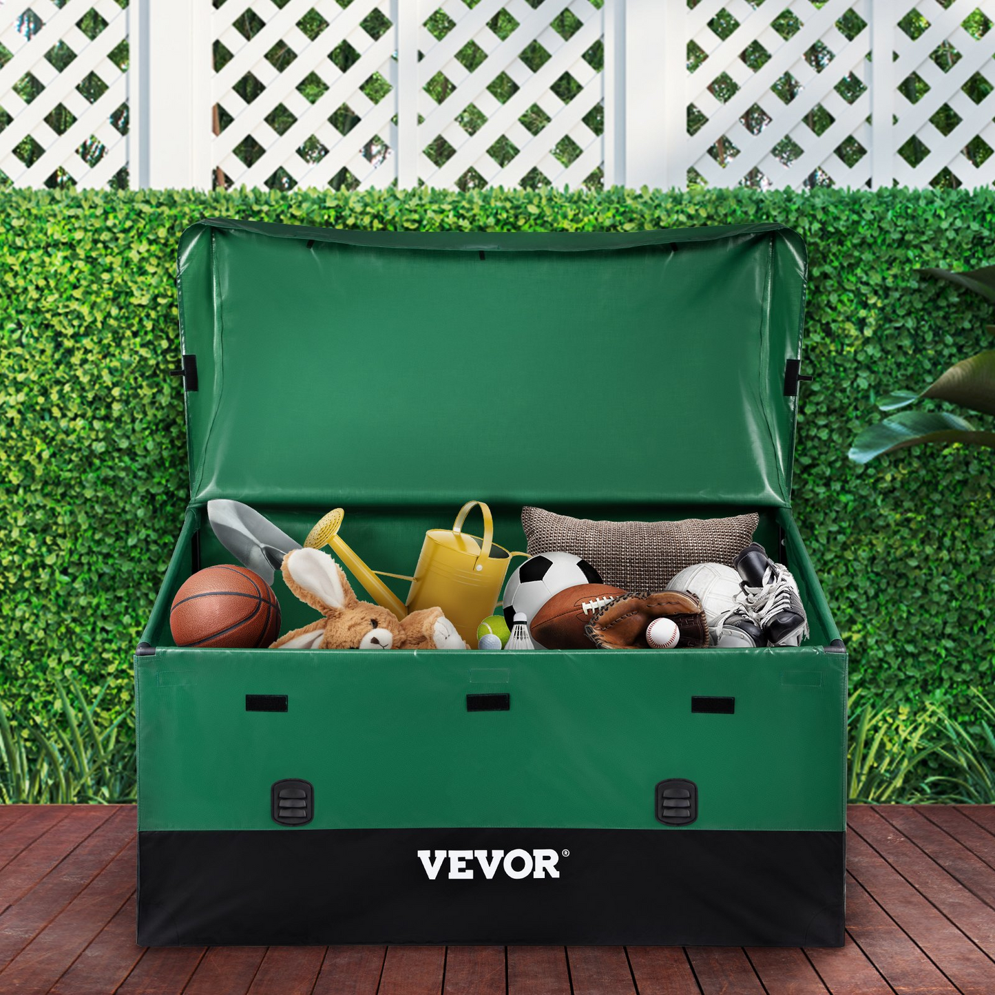 VEVOR 230 Gallon Waterproof Outdoor Storage Box – Patio Deck Organizer