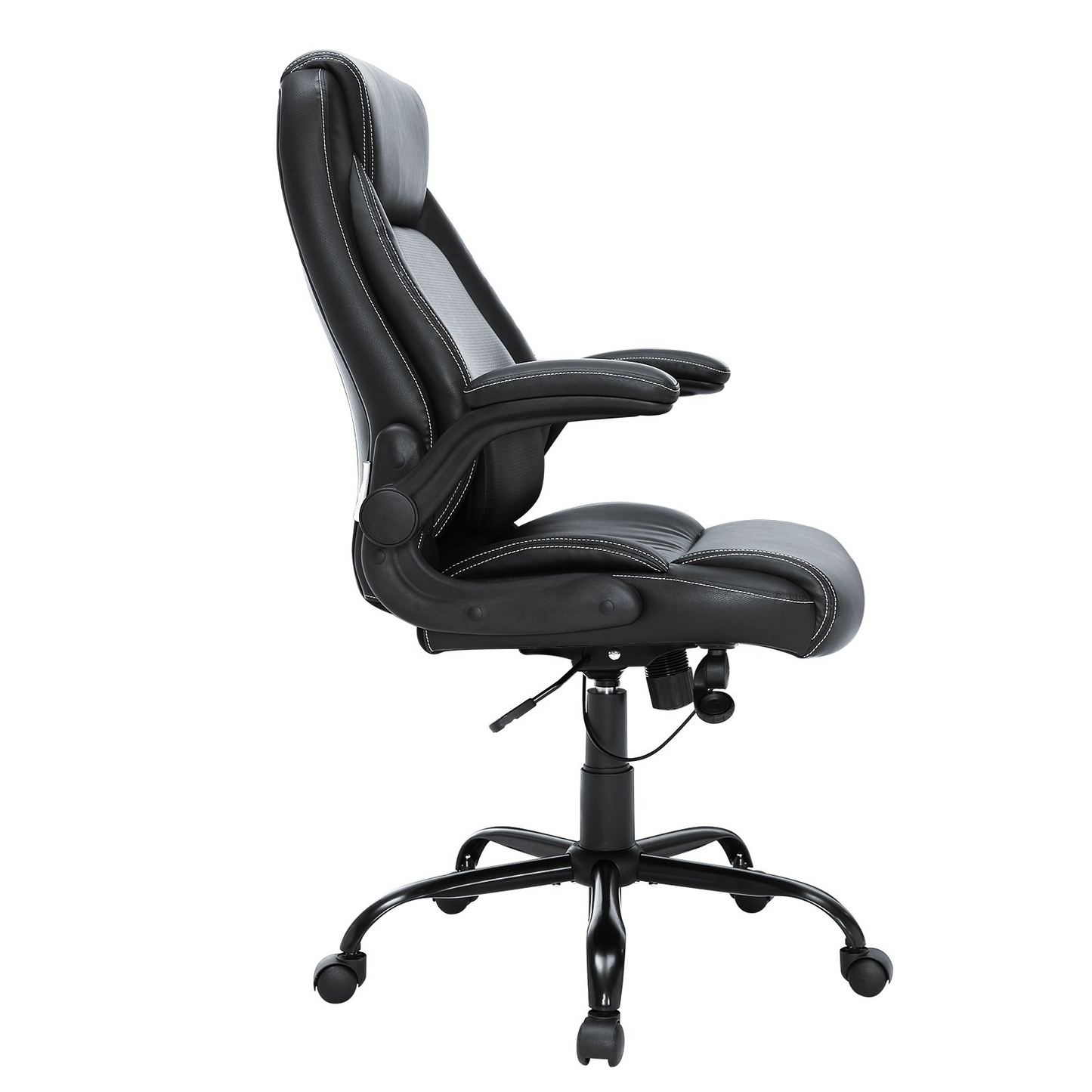 VEVOR Executive Office Chair - Ergonomic PU Leather with Adjustable Lumbar