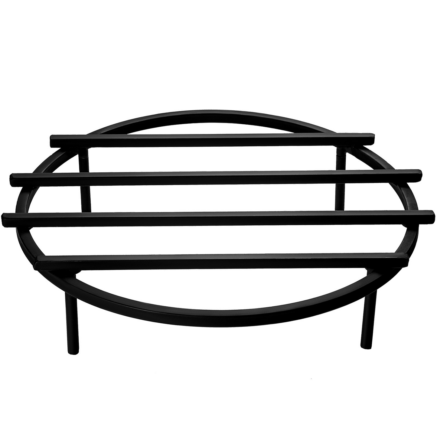 VEVOR Fire Pit Grate, Heavy Duty Iron Round Firewood Grate, 18-Inch