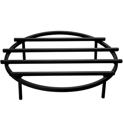 VEVOR Fire Pit Grate, Heavy Duty Iron Round Firewood Grate, 18-Inch