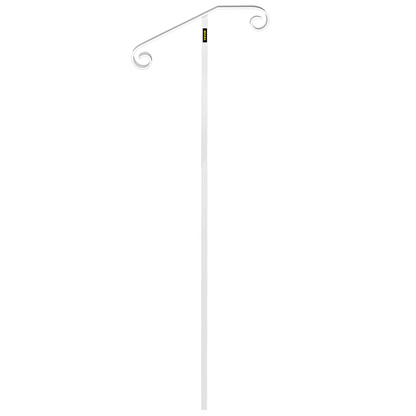 VEVOR Single Post Wrought Iron Handrail - Fits 1-2 Steps, In-Ground