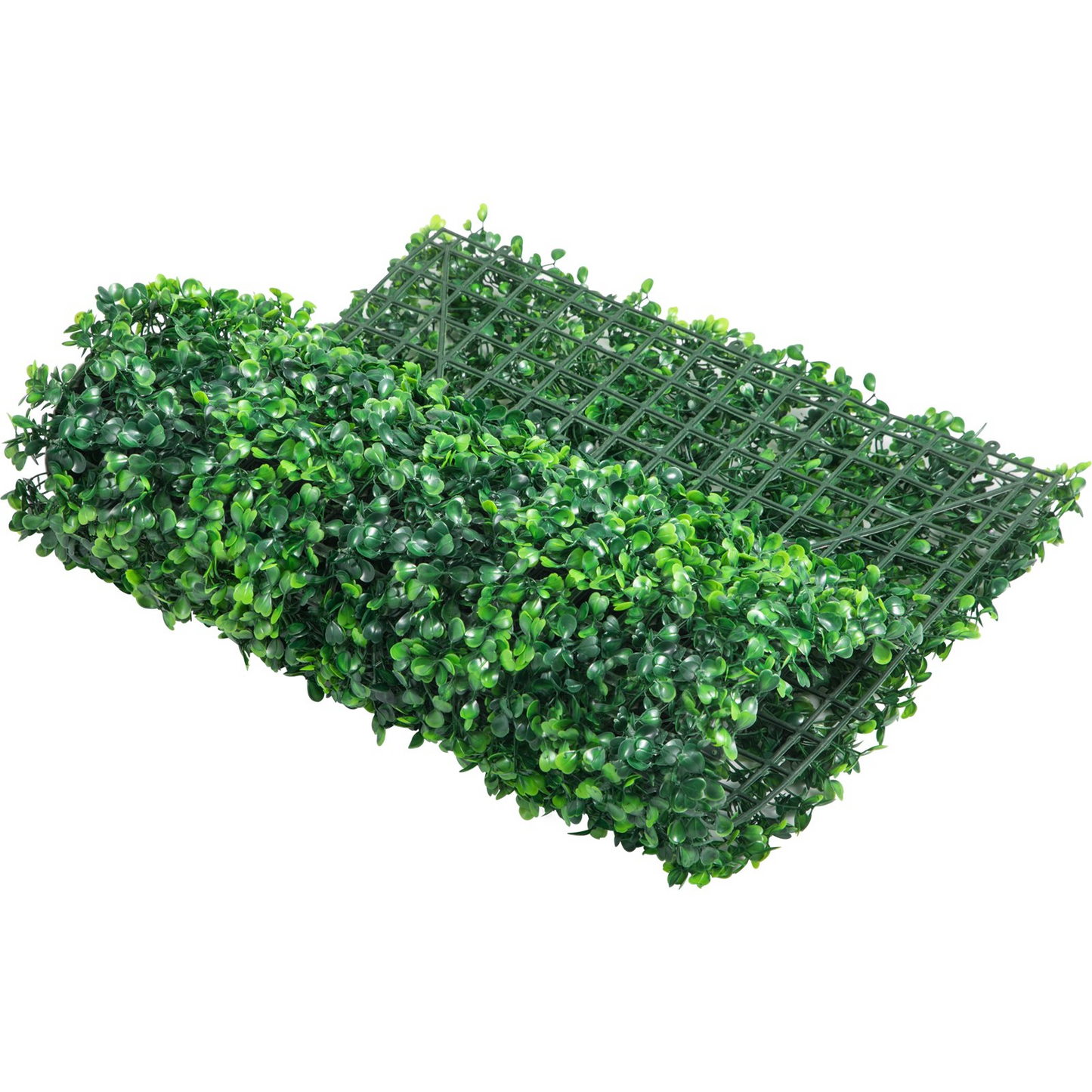 VEVOR Artificial Boxwood Panel UV 24pcs Boxwood Hedge Wall Panels Artificial Grass Backdrop Wall 24" X 16" 4 cm Green Grass Wall, Fake Hedge for Decor Privacy Fence Indoor, Outdoor Garden Backyard