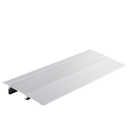 VEVOR Door Threshold Ramp, 2" Rise, 800 lbs Load Capacity, Door Ramp for Wheelchairs, Aluminum Threshold Ramp for Doorways, Adjustable Modular Threshold Ramp for Wheelchairs, Scooters, Power Chairs