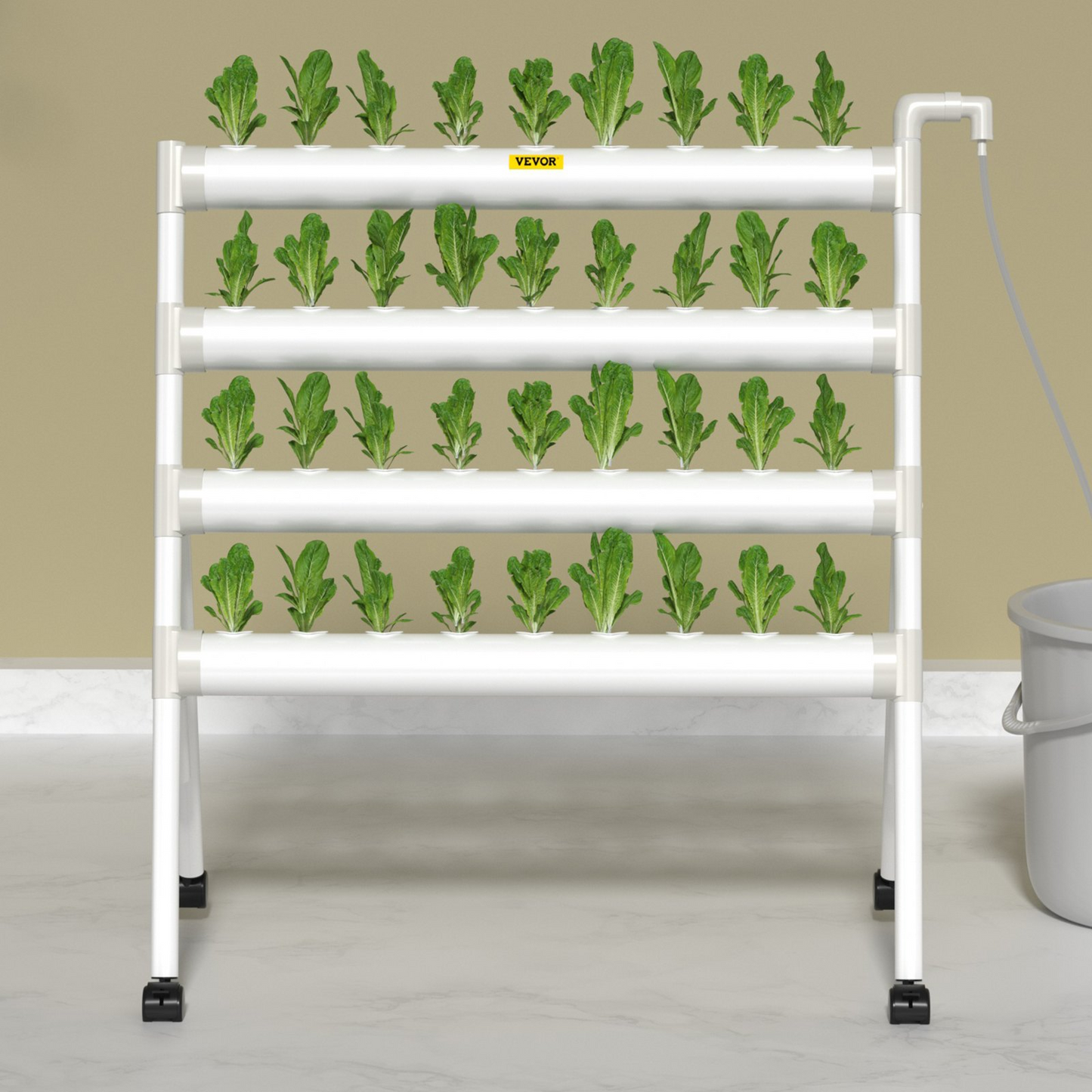 VEVOR 36-Site Hydroponics Growing System - 4-Layer Indoor Planting Kit with Pump & Timer