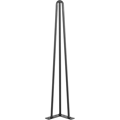 VEVOR 22" Black Hairpin Table Legs, Set of 4, 880lbs Capacity, Heavy Duty