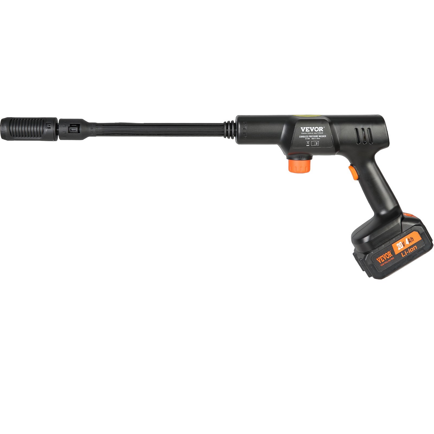 VEVOR Cordless Pressure Washer – 652-PSI, Portable Power Cleaner with 6-in-1 Nozzle