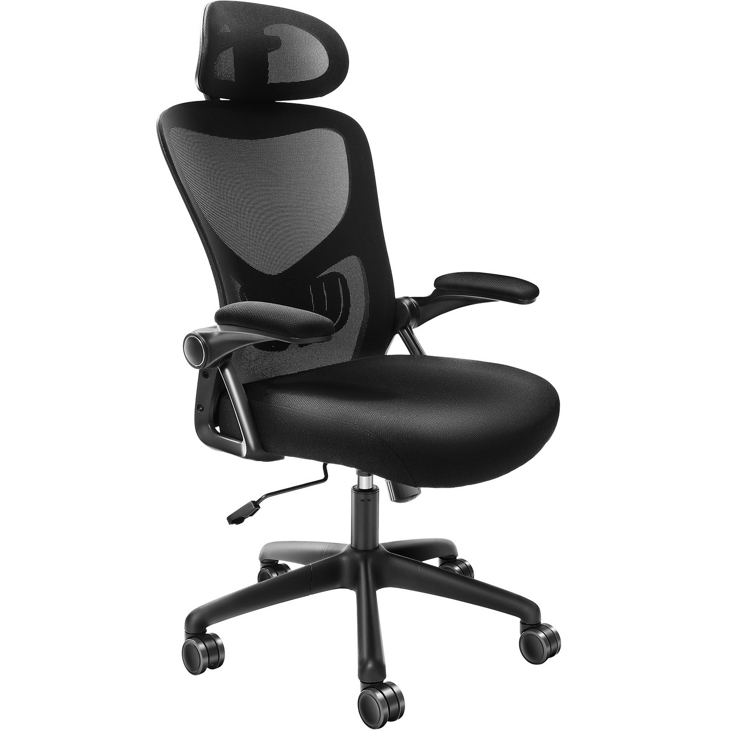 VEVOR Office Chair with Adjustable Lumbar Support, High Back Ergonomic Desk Chair with Adjustable Headrest, Ergonomic Office Chair Backrest with 2D Armrest, Computer Chair for Home, Office