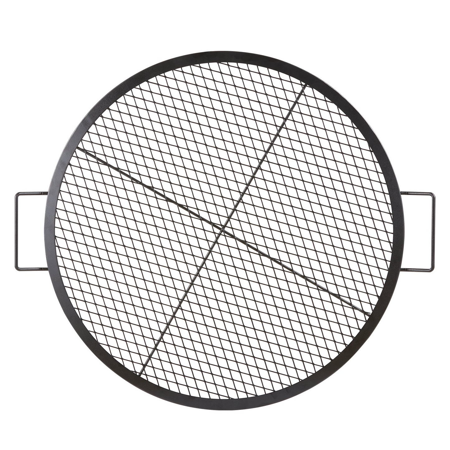 VEVOR X-Marks Fire Pit Grill Grate | Round Cooking Grate | Heavy Duty Steel Campfire BBQ Grill Grid