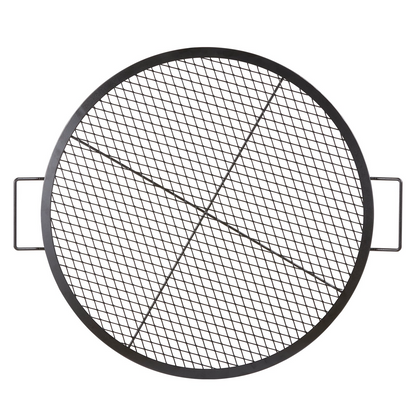 VEVOR X-Marks Fire Pit Grill Grate | Round Cooking Grate | Heavy Duty Steel Campfire BBQ Grill Grid