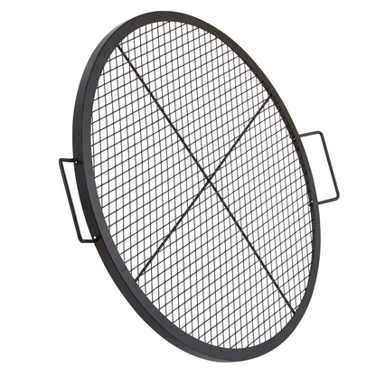 VEVOR X-Marks Fire Pit Grill Grate | Round Cooking Grate | Heavy Duty Steel Campfire BBQ Grill Grid