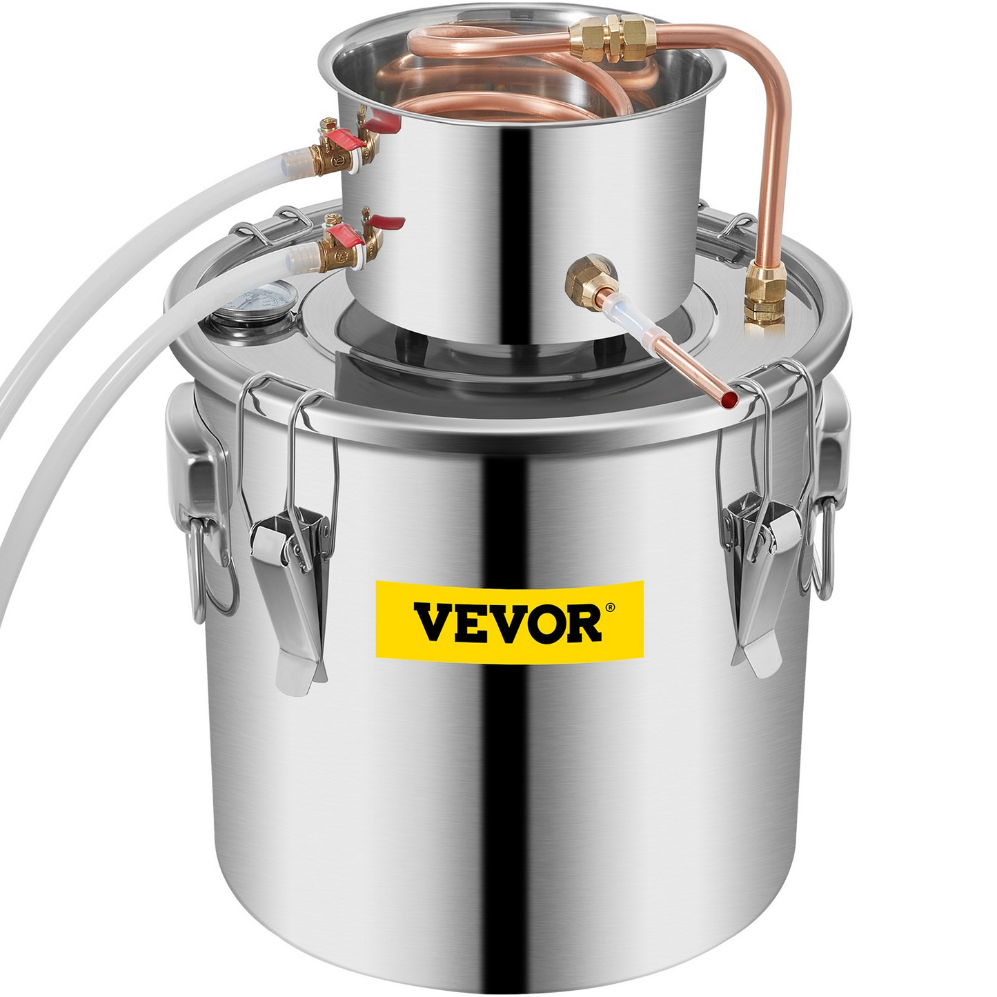 VEVOR 9.6 Gal Moonshine Still Kit - 38L Stainless Steel Distillery Set