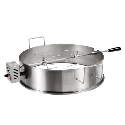 VEVOR BBQ Rotisserie Ring Kit for 22" Kettle Charcoal Grills Stainless Steel