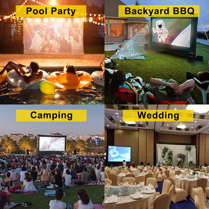 VEVOR 20FT Inflatable Movie Screen with 350W Blower