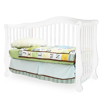 The Brentwood 4 in 1 Convertible Full Sized Wood Crib, White