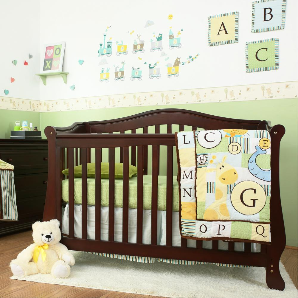 The Brentwood 4 in 1 Convertible Full Sized Wood Crib, Cherry