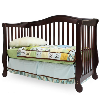 The Brentwood 4 in 1 Convertible Full Sized Wood Crib, Cherry