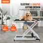 VEVOR 50" Electric Pet Grooming Table, Heavy Duty Dog Grooming Arm for Large Dogs, Height Adjustable Dog Grooming Station, Anti Slip Tabletop/Dog Grooming Station, Max Bearing 400LBS