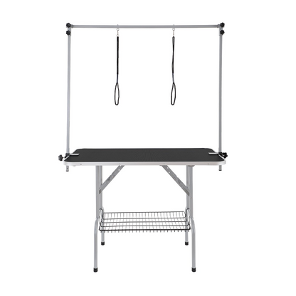 VEVOR Pet Grooming Table Two Arms with Clamp, 46'' Dog Grooming Station