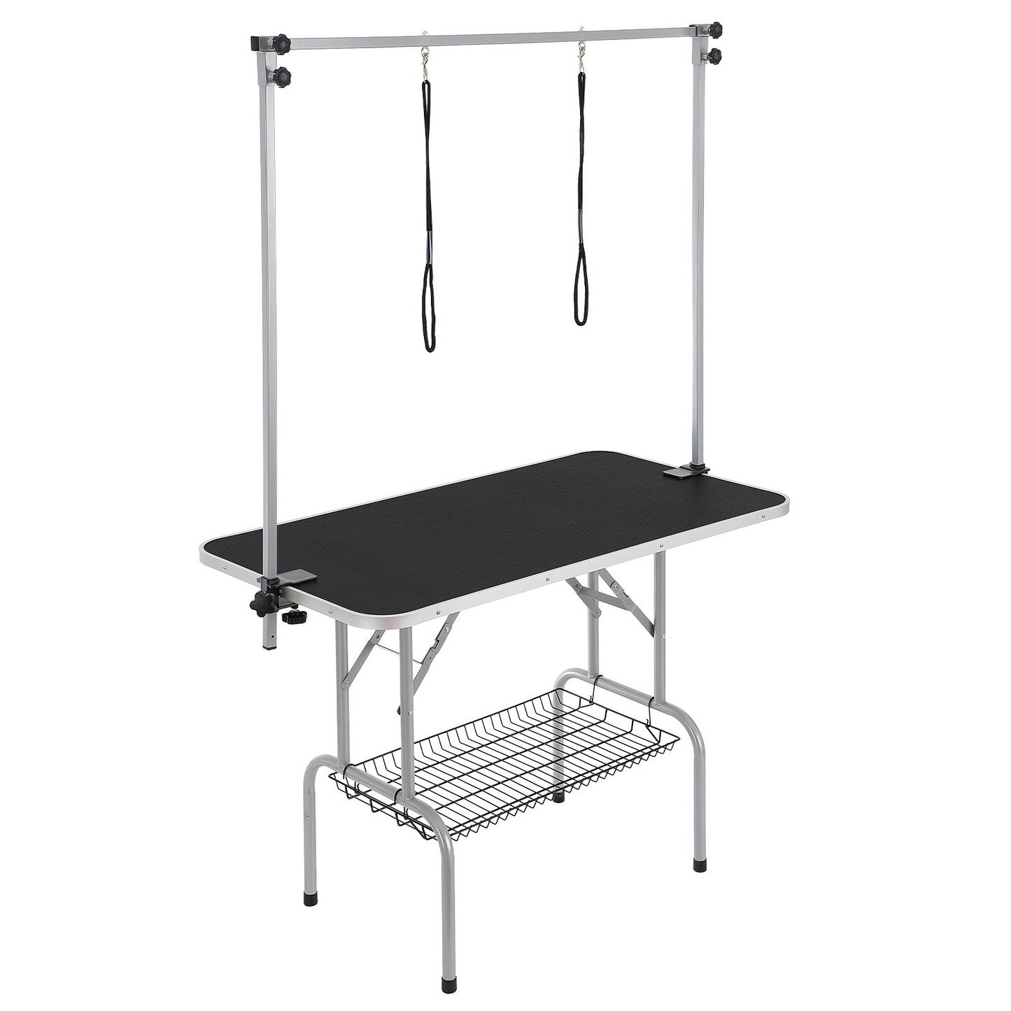 VEVOR Pet Grooming Table Two Arms with Clamp, 46'' Dog Grooming Station