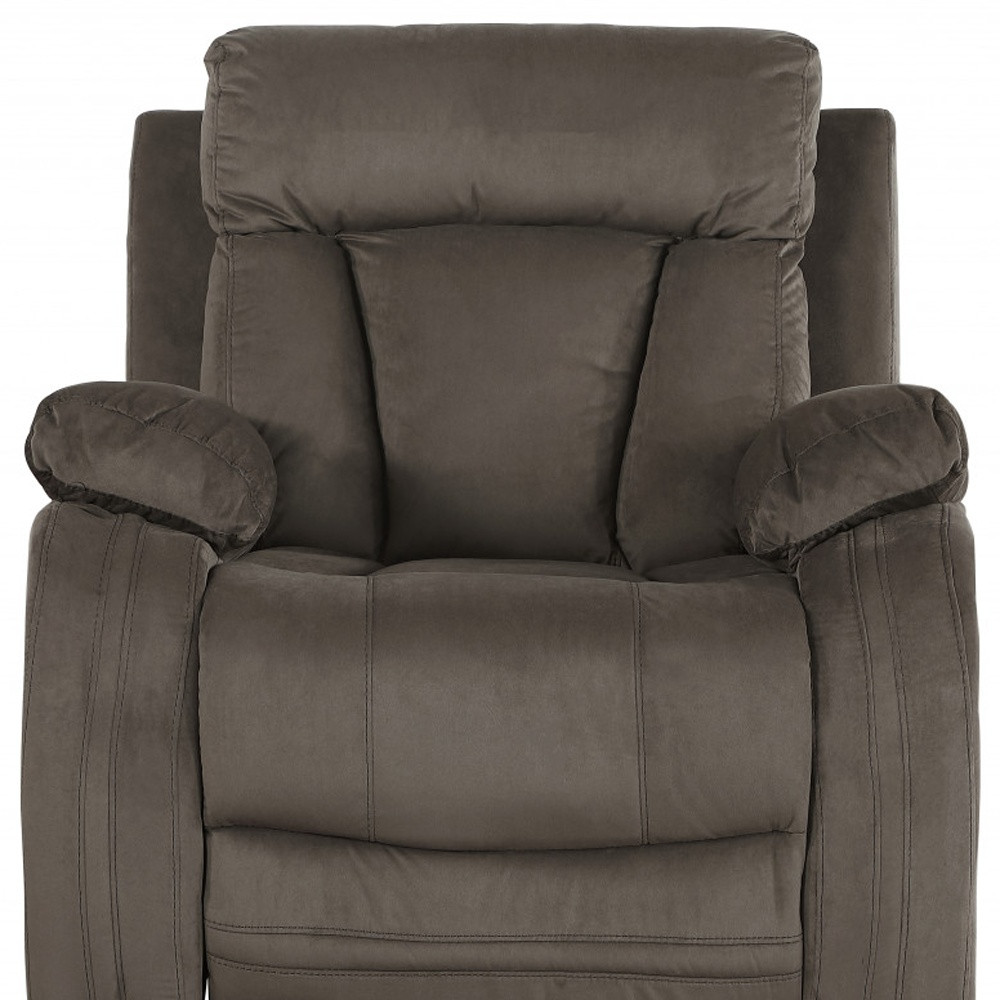 Three Piece Indoor Brown Microsuede Six Person Seating Set | Cozy Haven