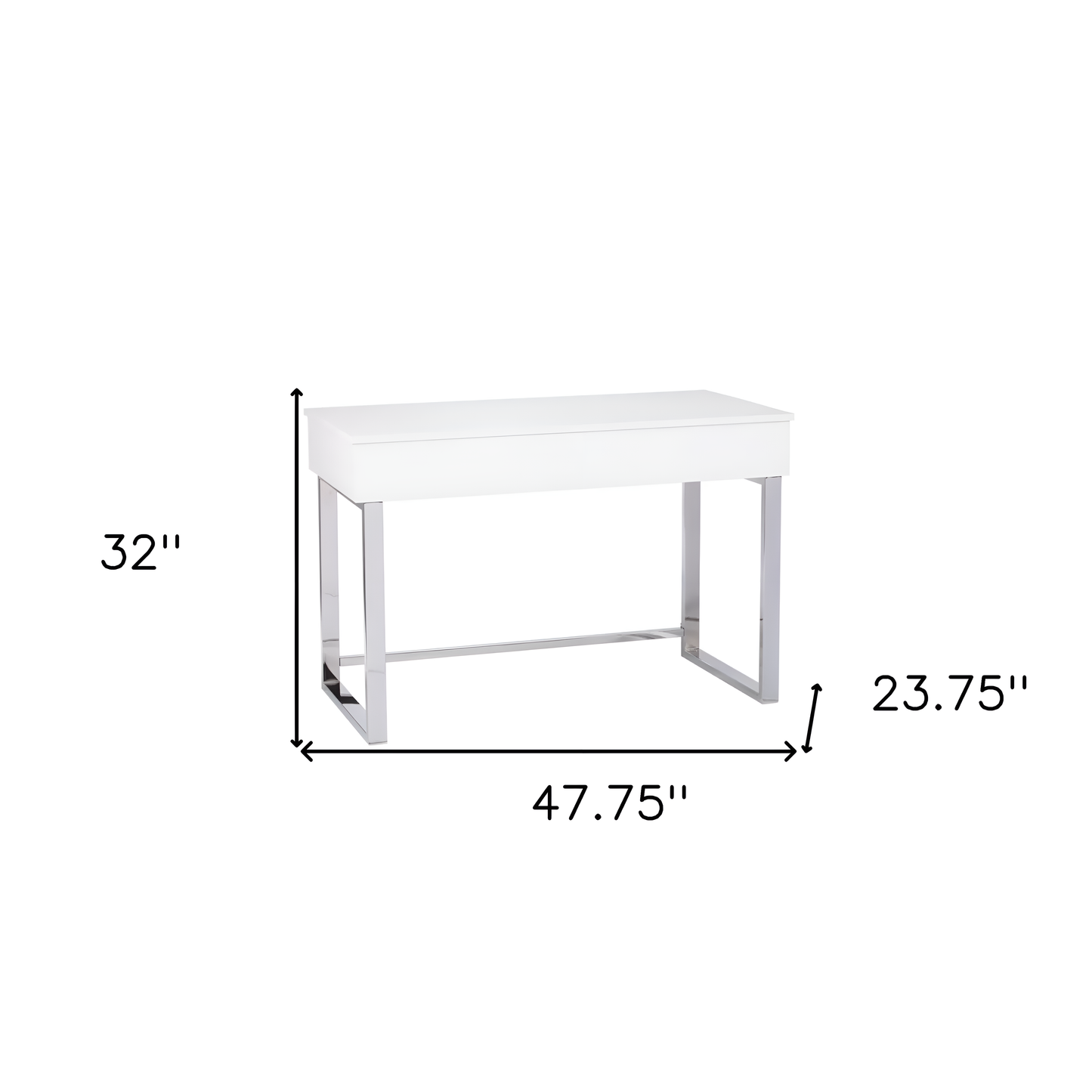 Classic White Adjustable Height Desk - Create Your Perfect Workspace