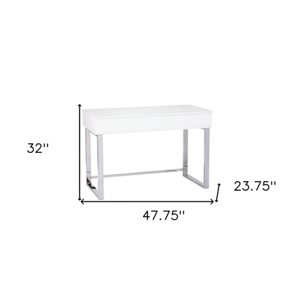 Classic White Adjustable Height Desk - Create Your Perfect Workspace