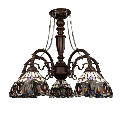 SERENITY Victorian-Style 5-Light Dark Bronze Finish Large Chandelier 27" Wide