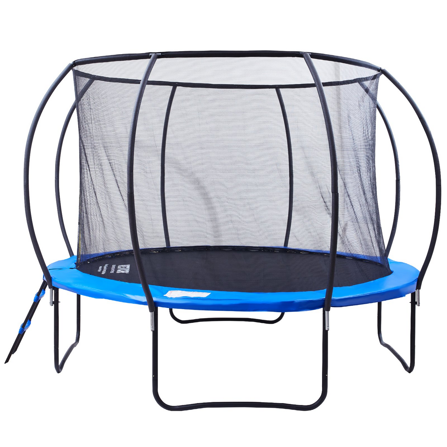 VEVOR 10FT Trampoline, 330 lbs Trampoline with Enclosure Net, Ladder, and Curved Pole, Heavy Duty Trampoline with Jumping Mat and Spring Cover Padding, Outdoor Recreational Trampolines for Kids Adults