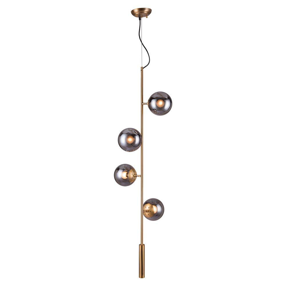 Zatara Ceiling Lamp in Brass - Elegant Modern & Deco Lighting for Sophisticated Interiors