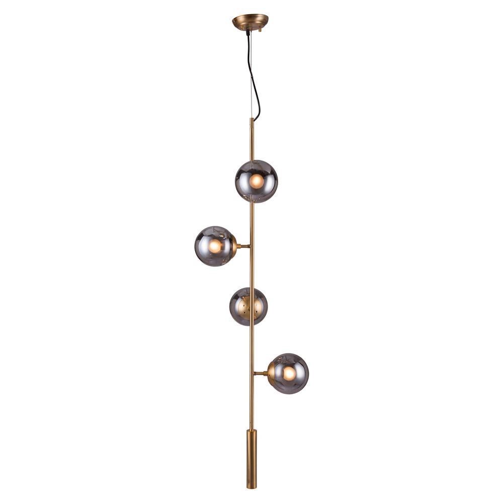 Zatara Ceiling Lamp in Brass - Elegant Modern & Deco Lighting for Sophisticated Interiors