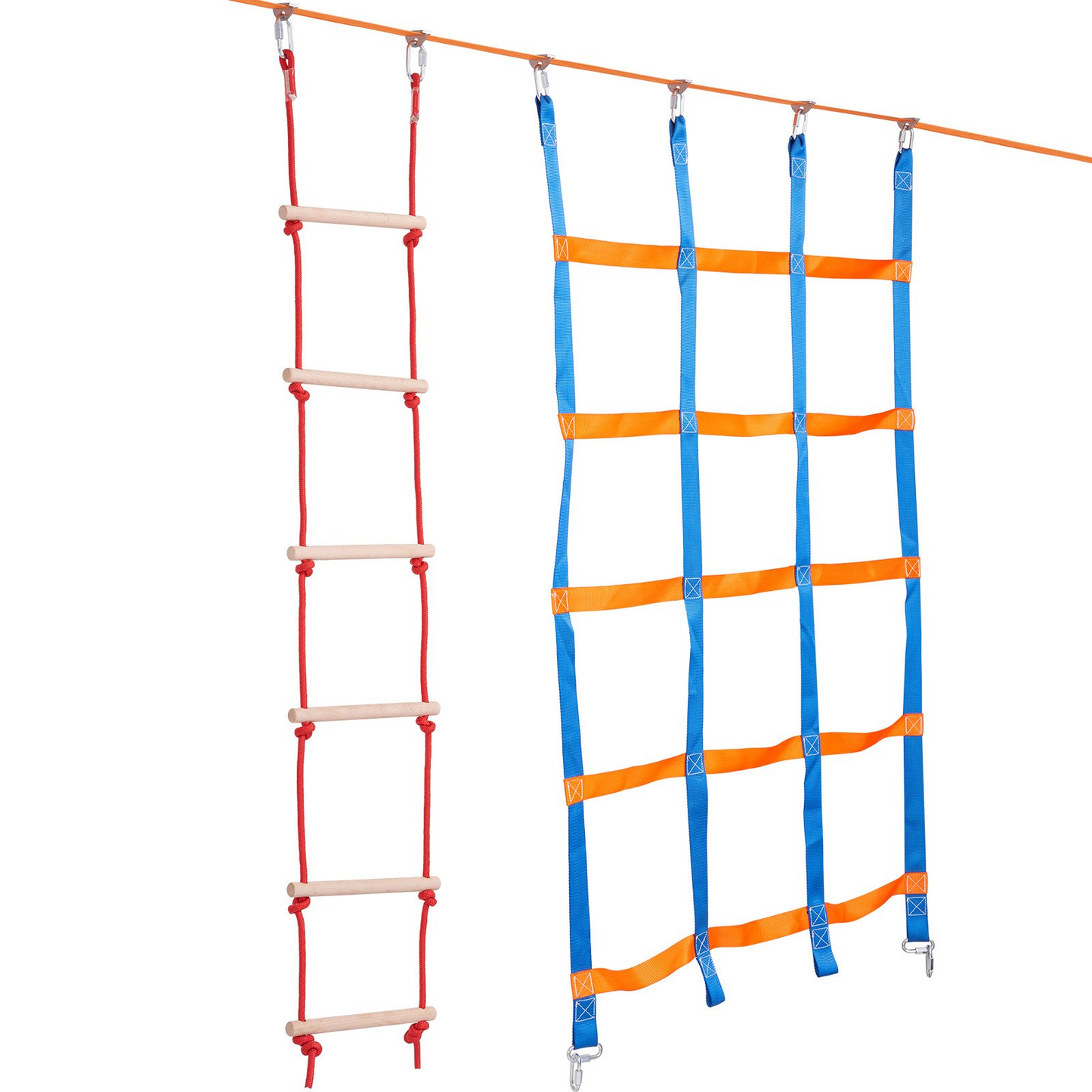 Transform Your Backyard: VEVOR 50ft Ninja Warrior Obstacle Course for Kids - Outdoor Fun!