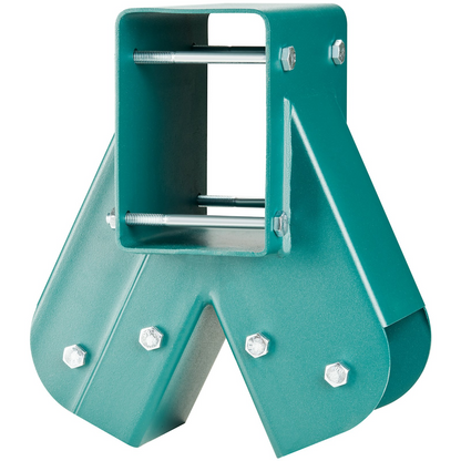 VEVOR A-Frame Middle Swing Set Brackets, Heavy Duty Carbon Steel Swing Set Hardware with Mounting Hardware, DIY Swing Set Bracket Swing Set Kit for 4x4 Legs & 4x6 Beam, Green