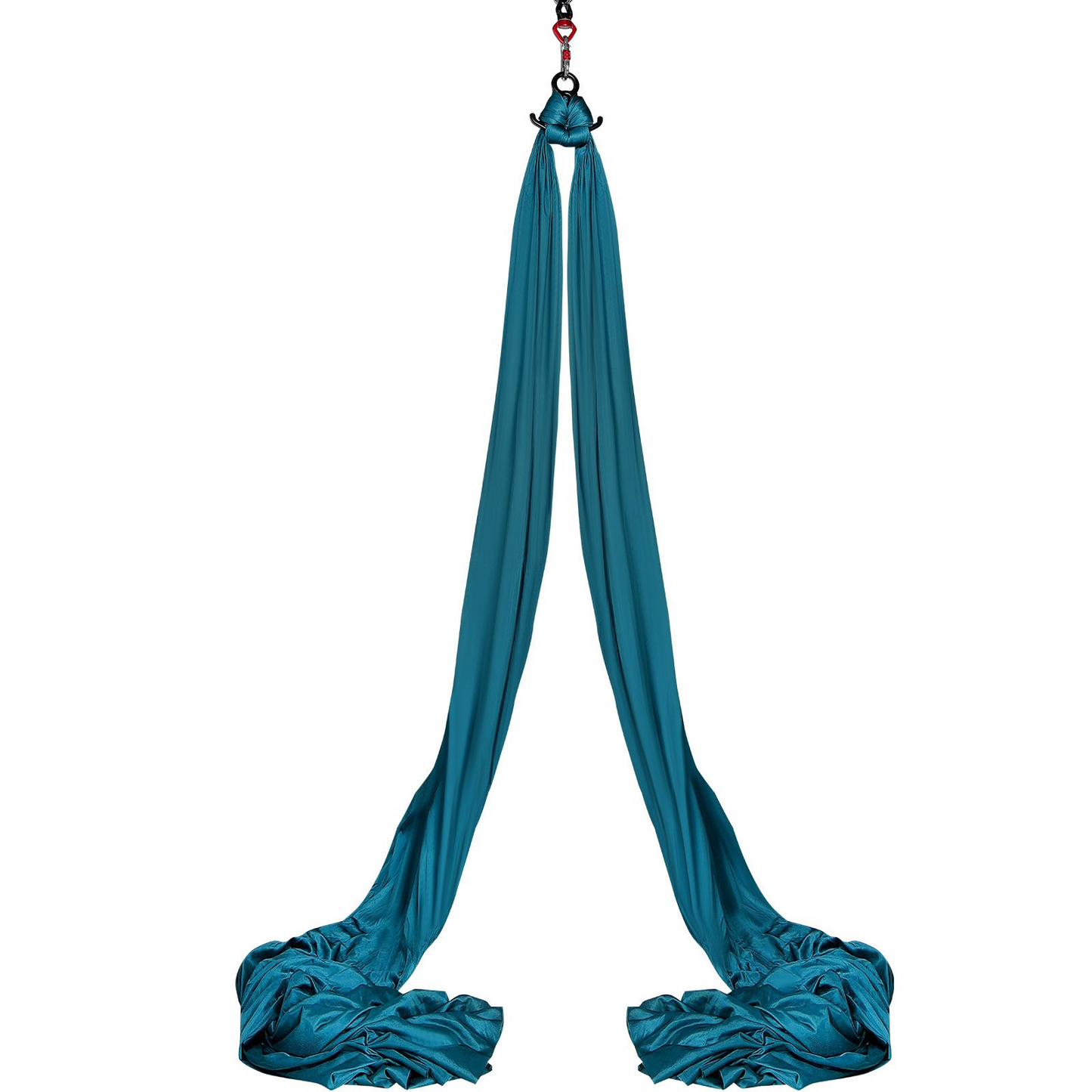 VEVOR Aerial Silk & Yoga Swing, 11 Yards, Aerial Yoga Hammock Kit with 100gsm Nylon Fabric, Full Rigging Hardware & Easy Set-up Guide, Antigravity Flying for All Levels Fitness Bodybuilding, Green