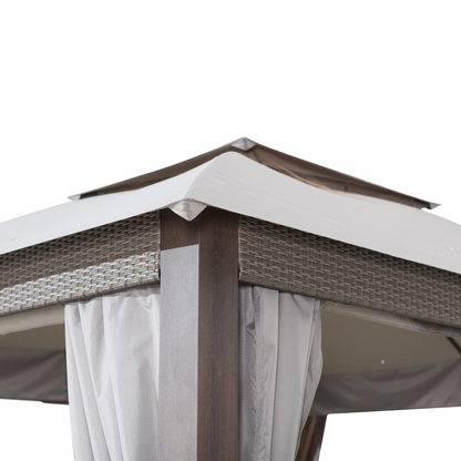 Fiona 11 ft. x 13 ft. 2-tier Patio Gazebo - Create the Perfect Outdoor Gathering Spot