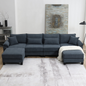 Upgrade Your Living Room with the Corduroy Modular Sectional Sofa