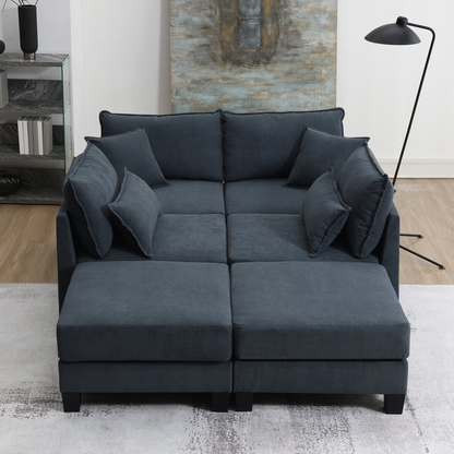 Upgrade Your Living Room with the Corduroy Modular Sectional Sofa