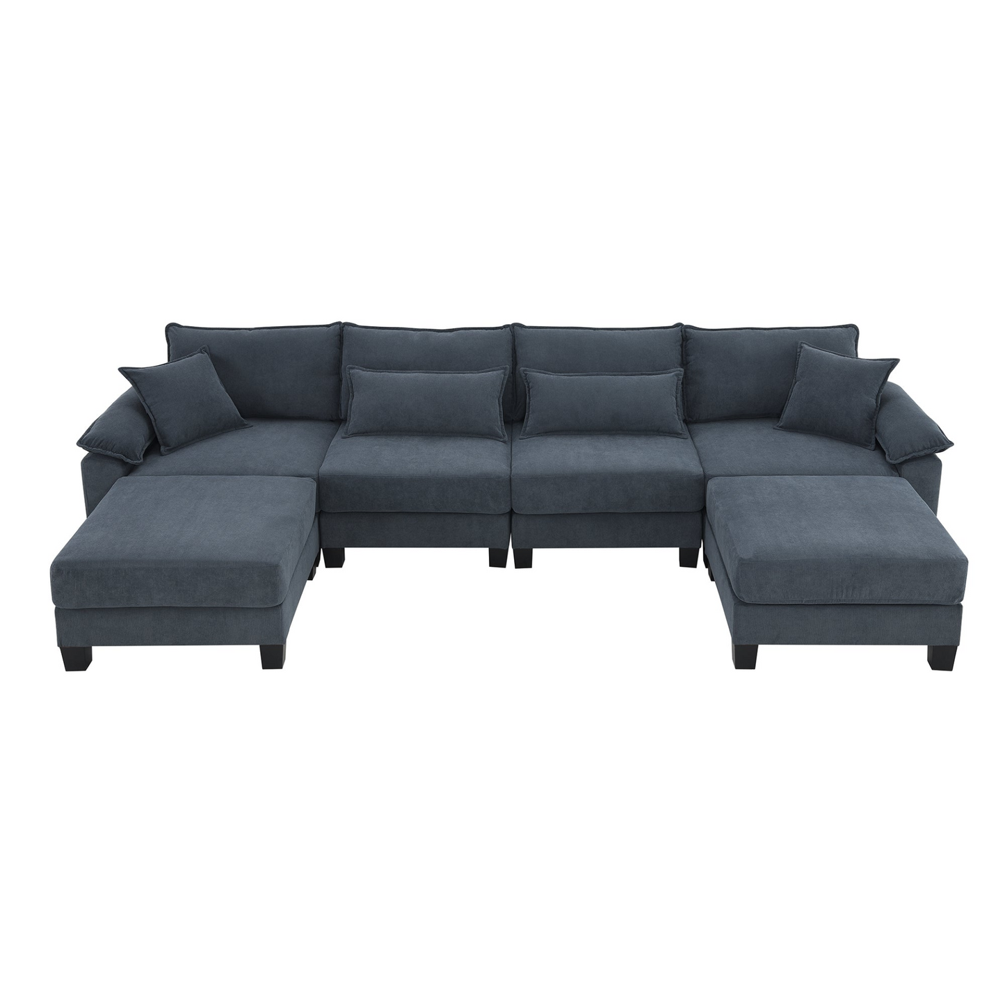 Upgrade Your Living Room with the Corduroy Modular Sectional Sofa