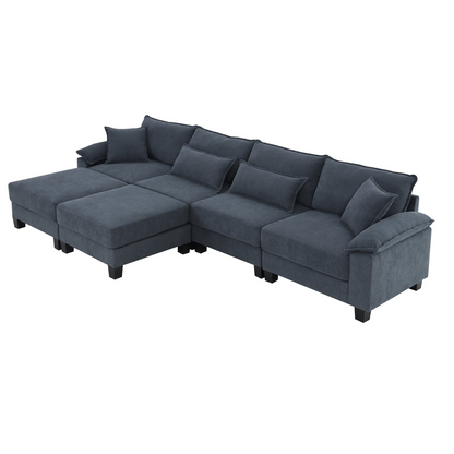 Upgrade Your Living Room with the Corduroy Modular Sectional Sofa