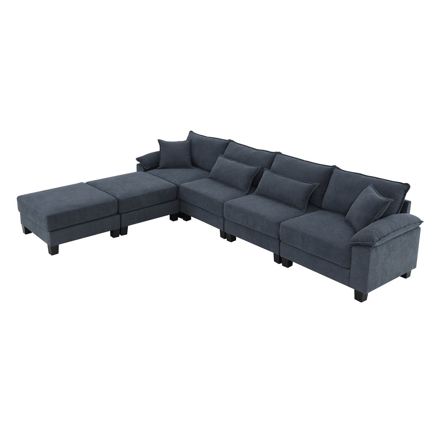 Upgrade Your Living Room with the Corduroy Modular Sectional Sofa