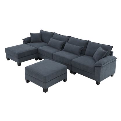 Upgrade Your Living Room with the Corduroy Modular Sectional Sofa