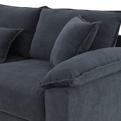 Upgrade Your Living Room with the Corduroy Modular Sectional Sofa