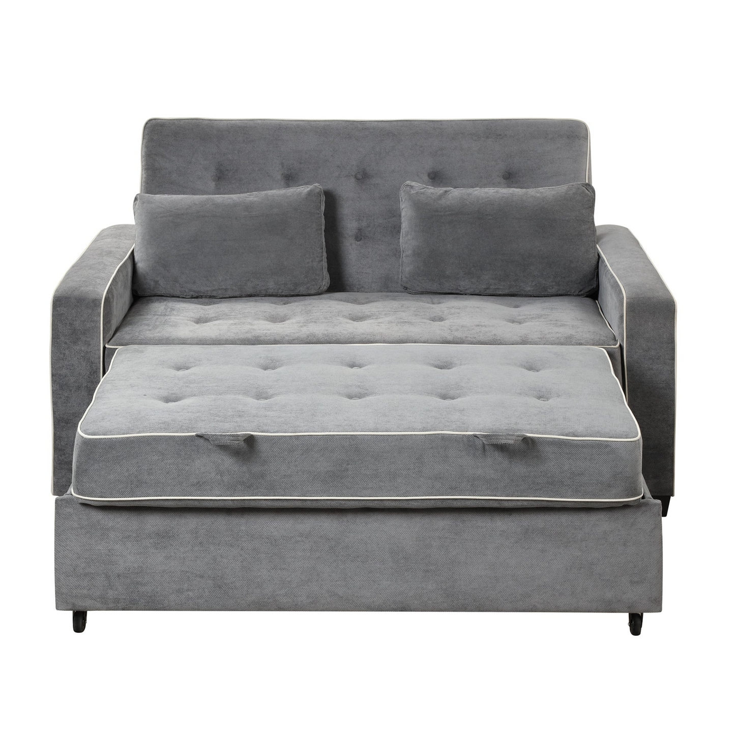 Upgrade Your Living Room with the 65.7" Linen Upholstered Sleeper Bed