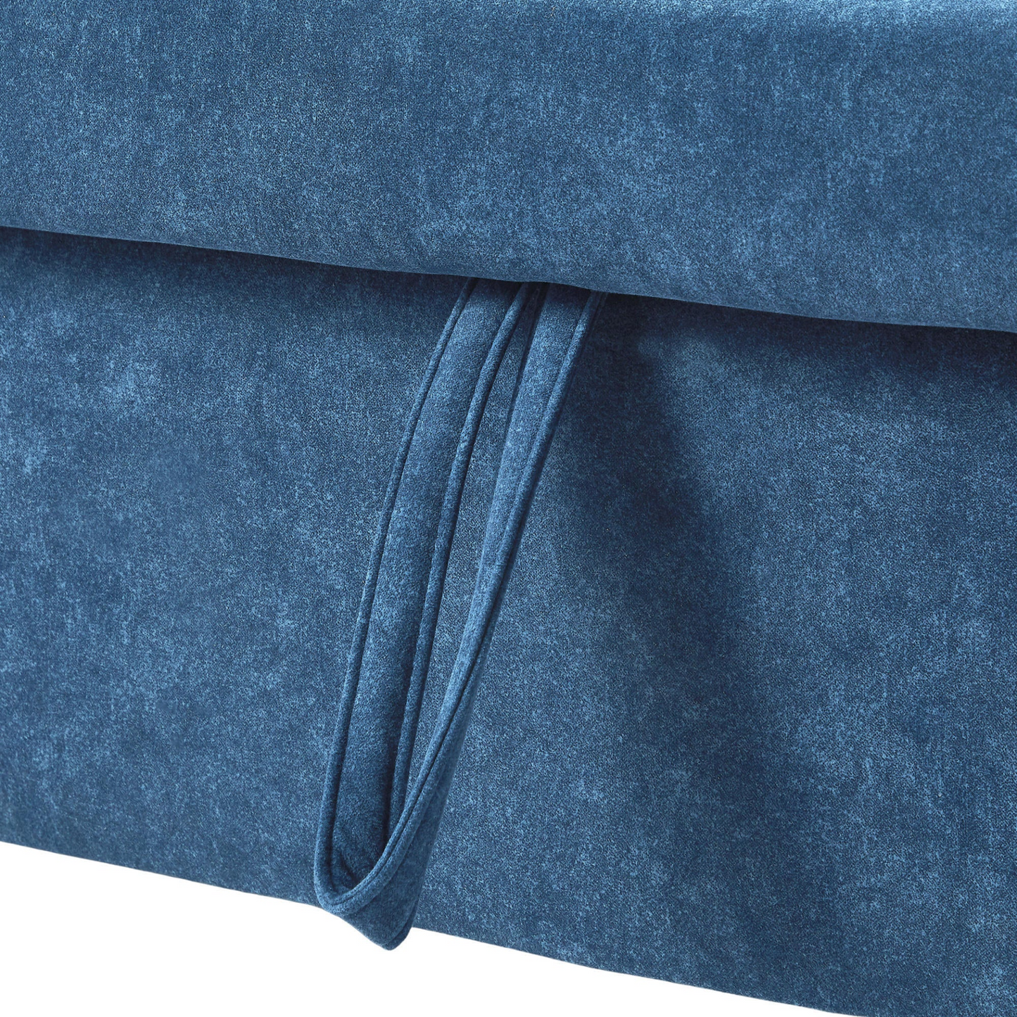 Upgrade Your Living Space with the 55.1" Pull Out Sleep Sofa Bed Loveseat - Blue