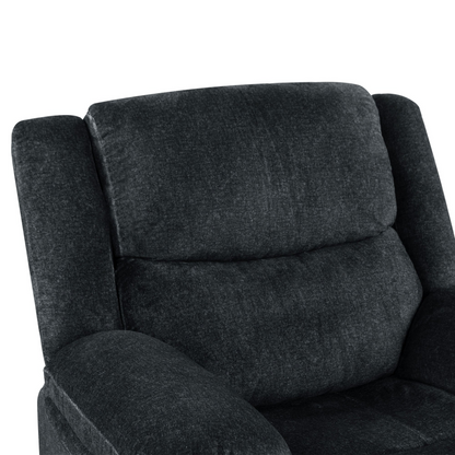 Home Theater Seating Manual Reclining Sofa for Living Room, Bedroom, Dark Blue