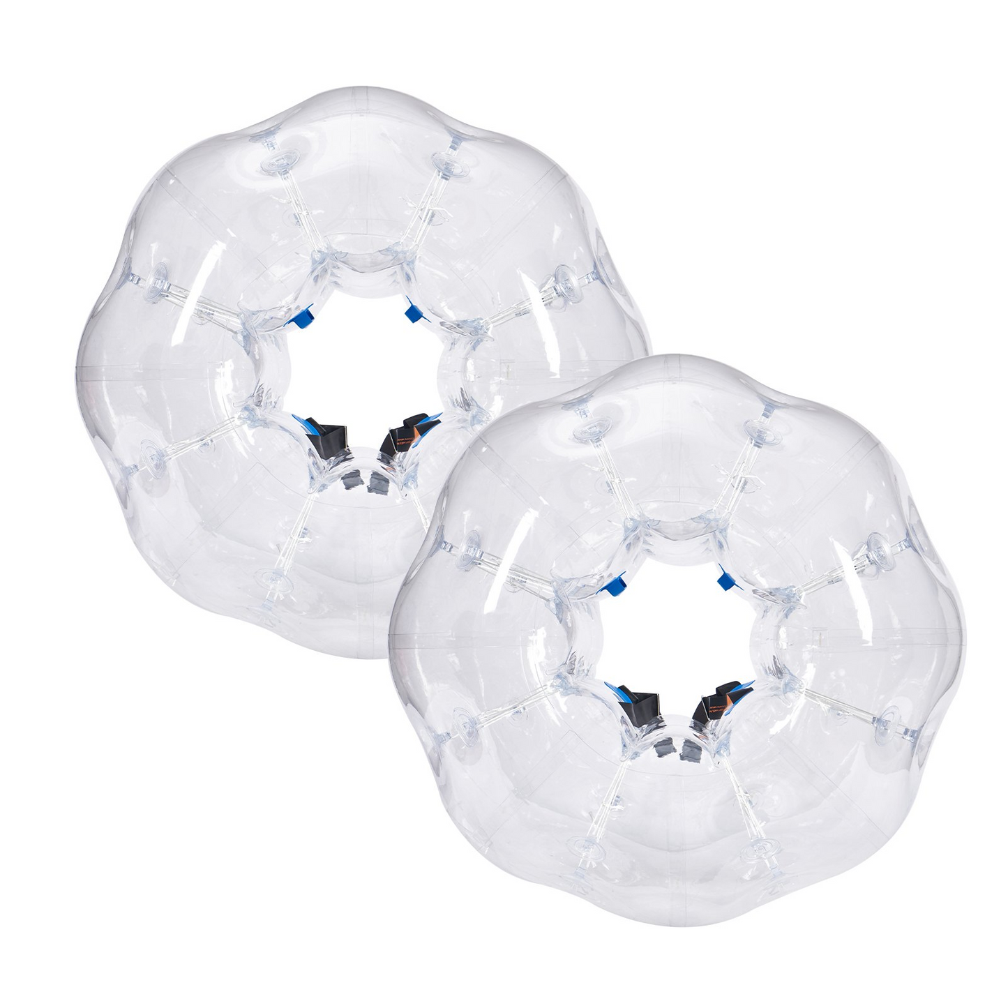 VEVOR Inflatable Bumper Balls 2-Pack, 4FT/1.2M Body Sumo Zorb Balls for Teen, 0.8mm Thick PVC Human Hamster Bubble Balls for Outdoor Team Gaming Play, Bumper Bopper Toys for Garden, Yard, Park