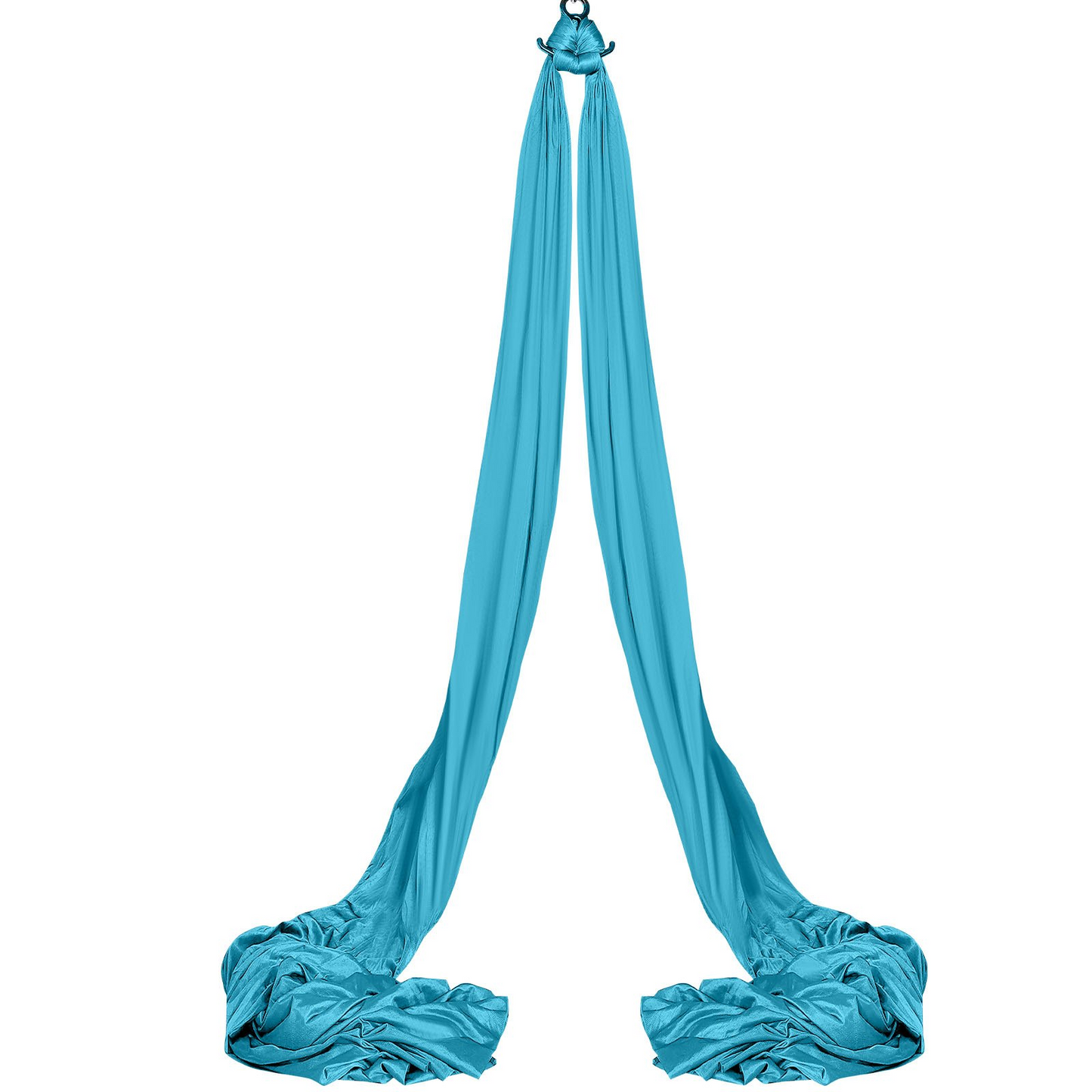 VEVOR Aerial Silk & Yoga Swing, 11 Yards, Aerial Yoga Hammock Kit with 100gsm Nylon Fabric, Full Rigging Hardware & Easy Set-up Guide, Antigravity Flying for All Levels Fitness Bodybuilding, Blue